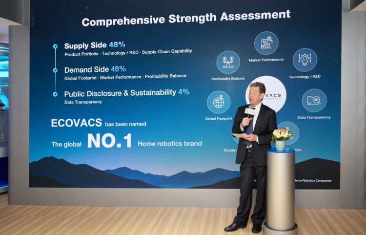 Вручение наград бренду ECOVACS