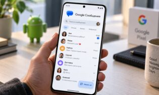 Приложение Google Сообщения на смартфоне Android