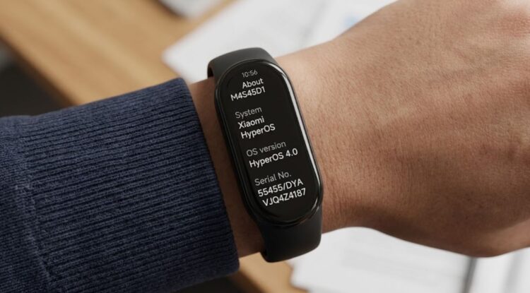 Новый Mi Band 11 станет первым браслетом на HyperOS 4. Фото.