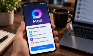 Обновление правил в мессенджере MAX на Android