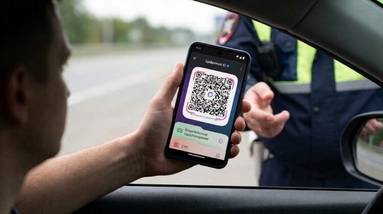 Водительские права в мессенджере MAX через QR