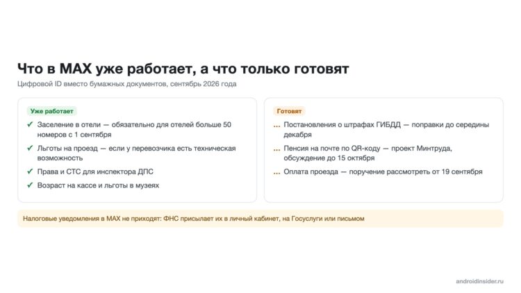Цифровой ID в MAX: действующие и будущие сервисы