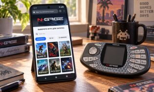 Телефон-консоль Nokia N-Gage и его эмулятор в браузере Android
