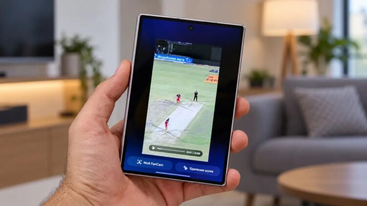 My FanCam на смартфоне Samsung