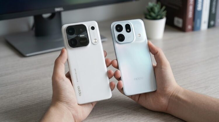 OPPO Find X10 и OPPO Find X10 Pro Max в руках