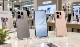 Три смартфона линейки OPPO Find X10 в магазине