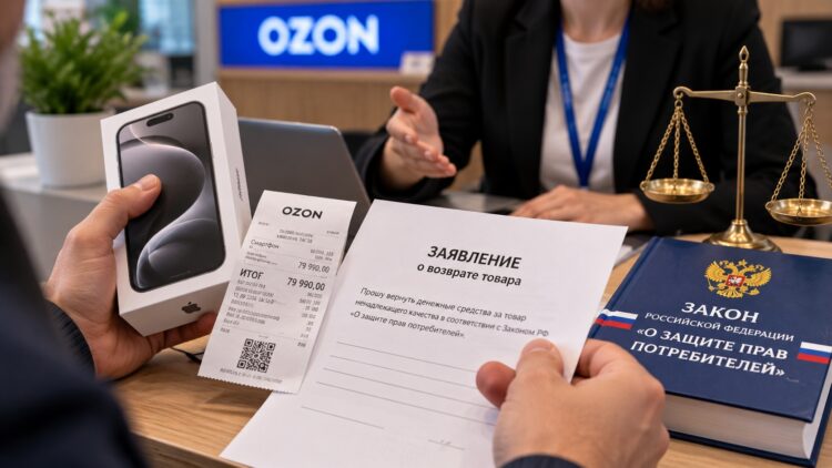 Возврат товара, купленного на Ozon
