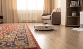 Roborock Qrevo 2 Pro забирается на ковёр