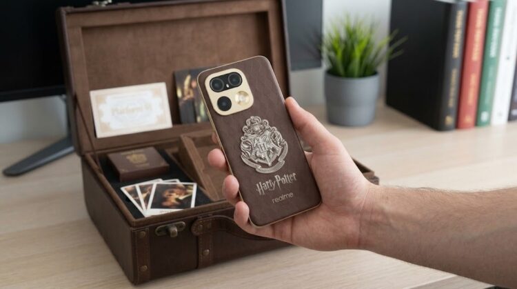 realme 16 Pro Harry Potter Edition в руке