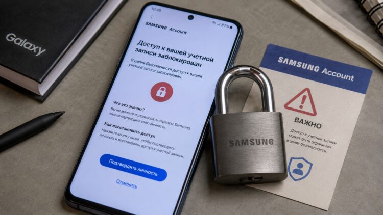 Samsung начала массово блокировать аккаунты. Фото.