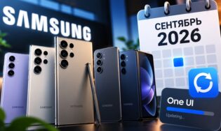Смартфоны Samsung и график обновлений One UI в сентябре 2026 года