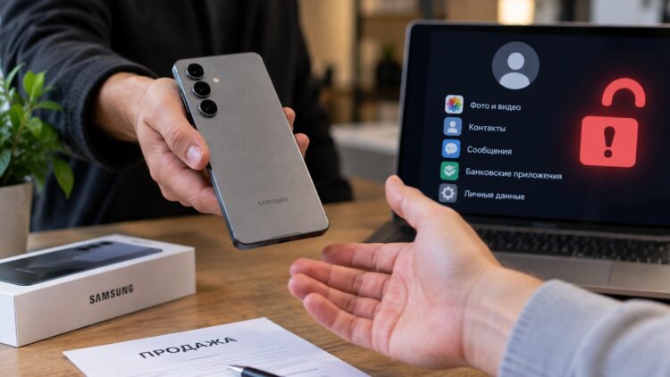 Продажа смартфона без сброса до заводских настроек Android