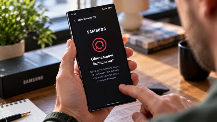 Смартфон Samsung без обновлений