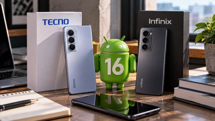 Смартфоны Infinix и TECNO с Android 16
