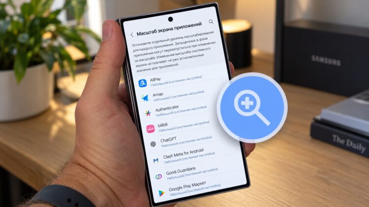 Уменьшение прозрачности и размытия, которое встречается только на Samsung