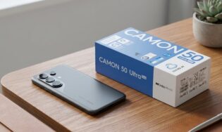 TECNO Camon 50 Ultra и его коробка