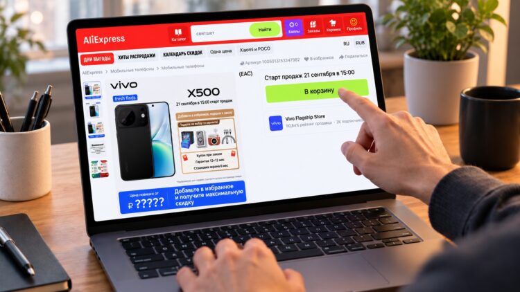 Смартфон vivo X500 на AliExpress