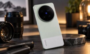Предполагаемый дизайн vivo X500 Ultra в зелёном цвете