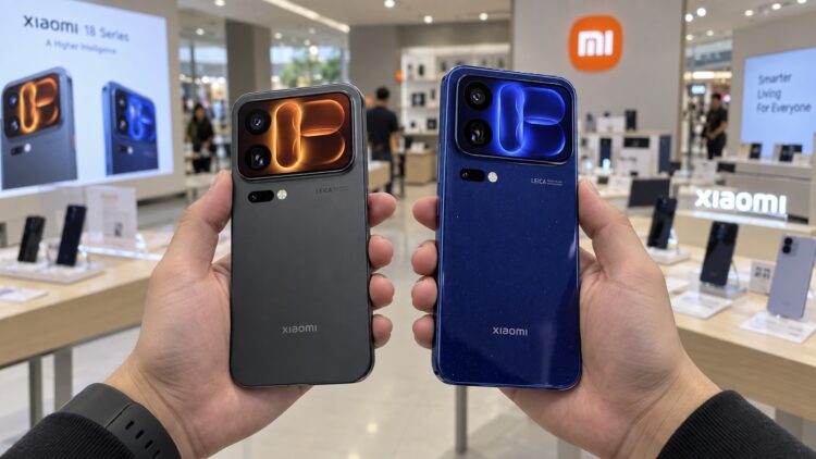 Xiaomi 18 Pro и 18 Pro Max в руках