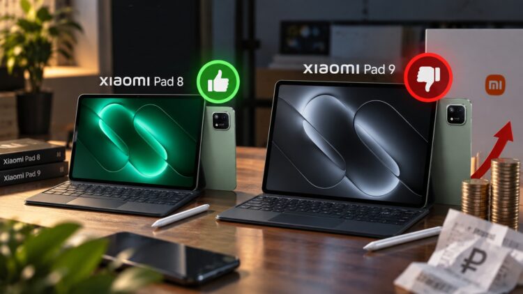 Xiaomi Pad 9 дороже и хуже Pad 8