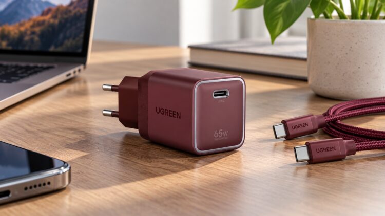 Компактная зарядка UGREEN на 65 Вт