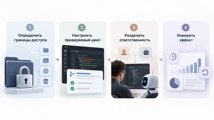 Этапы внедрения ИИ в разработку