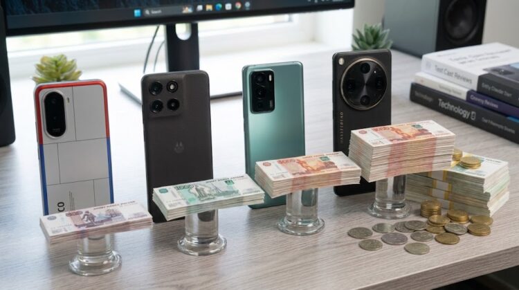 Иллюстрация роста стоимости смартфонов