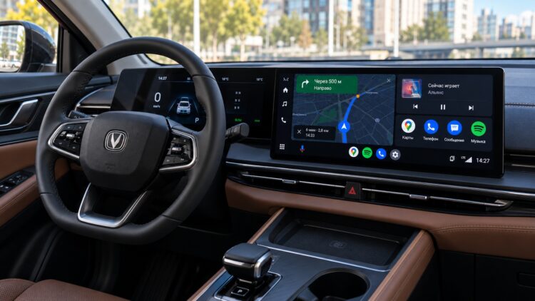 Салон Changan UNI-S с большим экраном на 14,6 дюйма