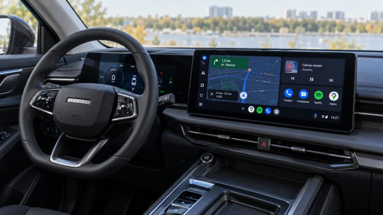 Салон Haval F7 с экраном 12,3 дюйма