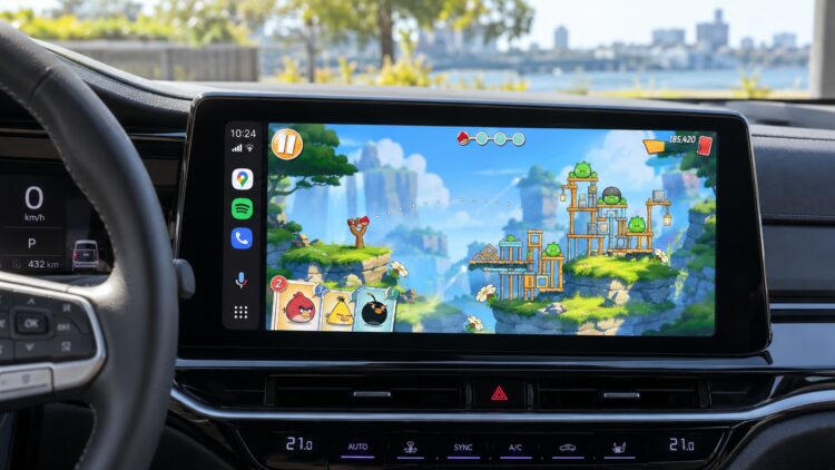 Легендарная Angry Birds 2 на Android Auto
