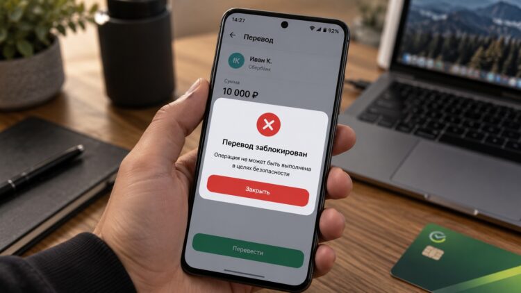 Блокировка перевода на телефоне Android