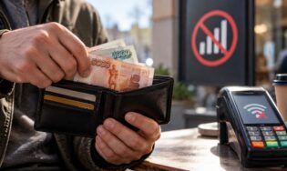 Наличные деньги вместо бесконтактной оплаты