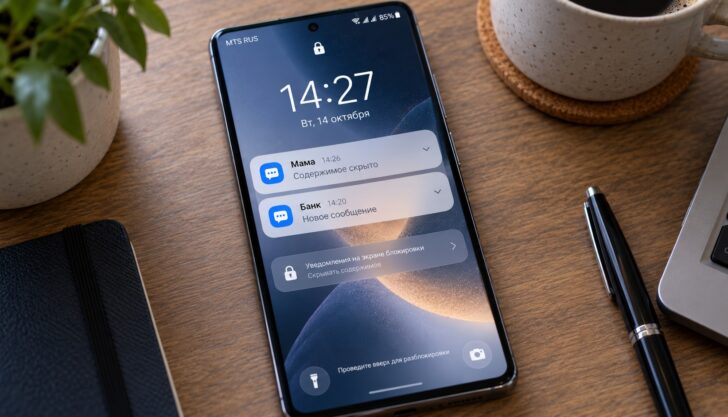Я давно прячу SMS с экрана блокировки Android. Теперь это советует и МВД. Фото.