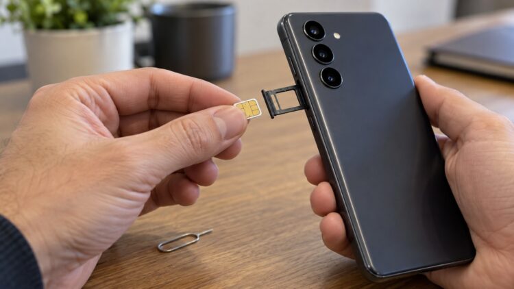 Переподключение SIM-карты смартфона