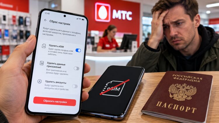 Преждевременное удаление eSIM — главная ошибка