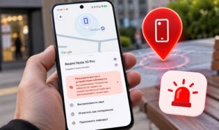 Человек ищет потерянный смартфон