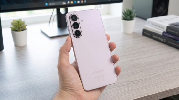 Новый Galaxy A27 в руке