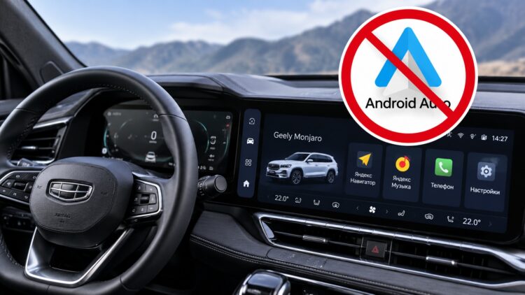 Geely Monjaro без Android Auto