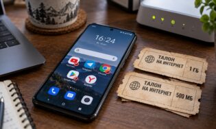 Android-смартфон с зарубежными сервисами и талонами на интернет