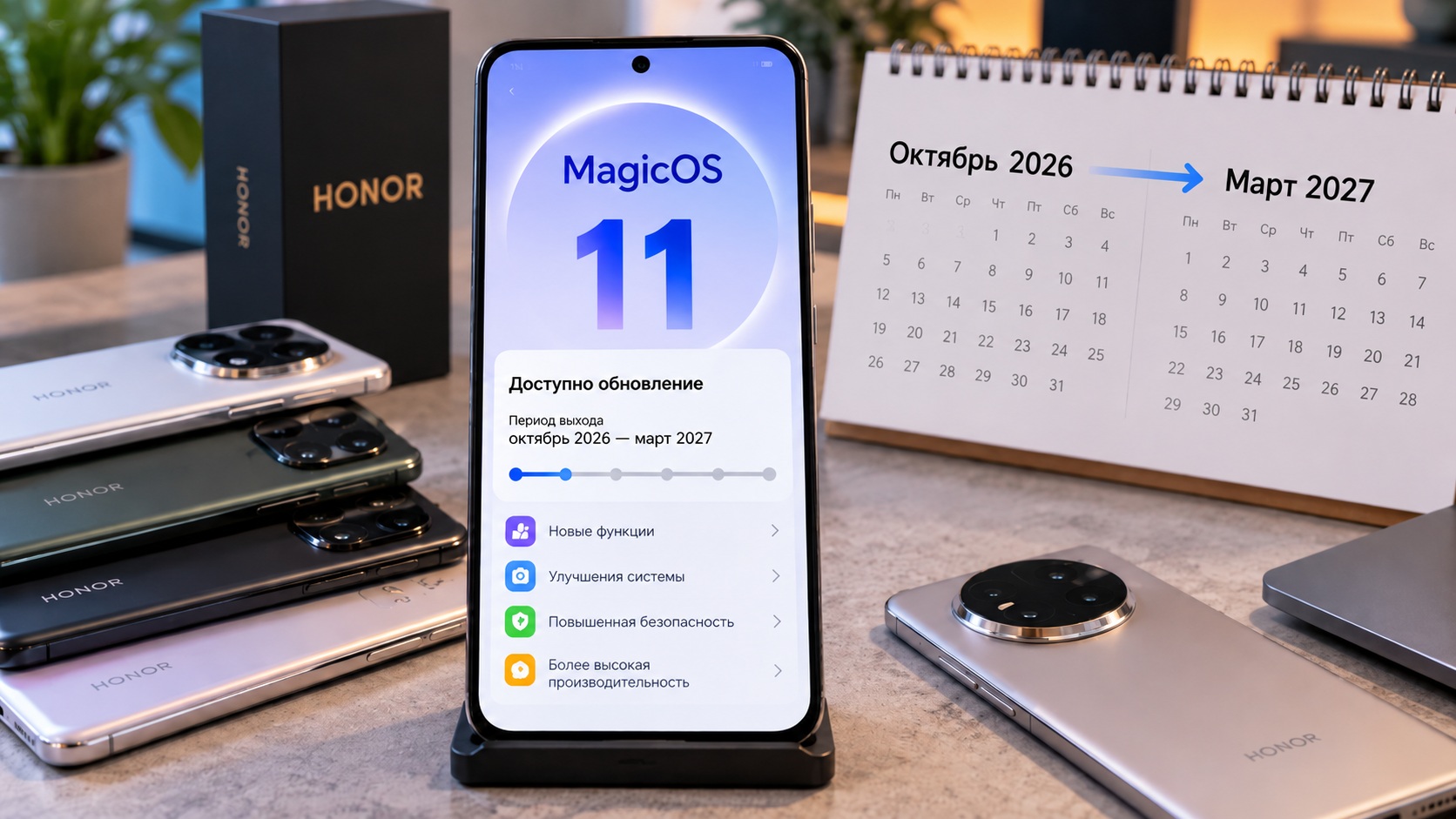 Какие смартфоны HONOR получат MagicOS 11 в России: глобальный список из 56 устройств