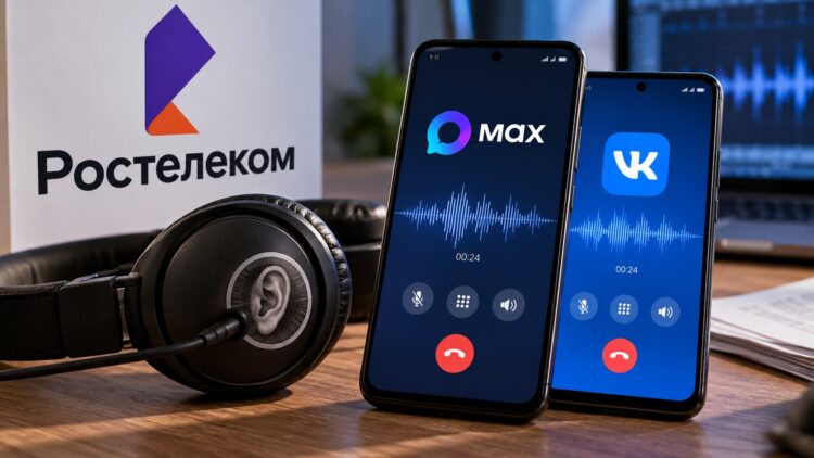 Визуализация прослушки звонков в MAX и VK