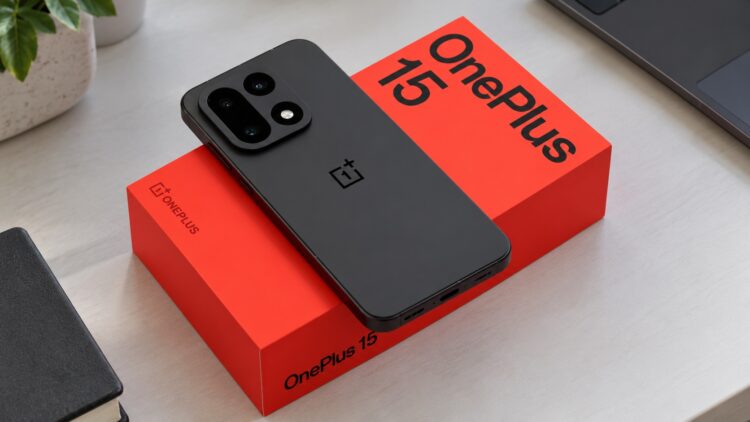 OnePlus 15 и его коробка