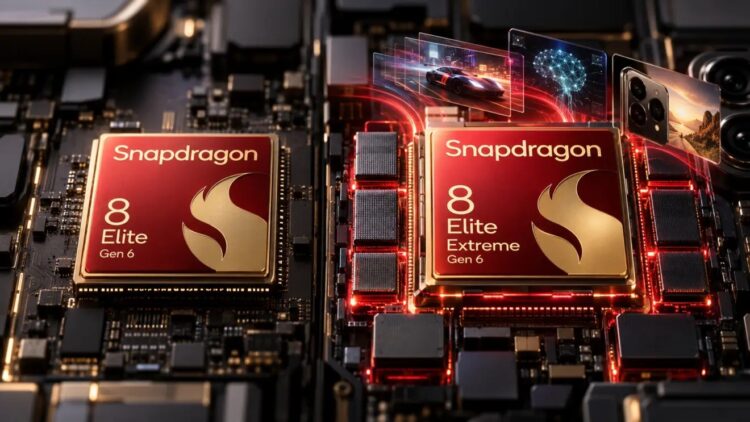 Визуализация процессора Snapdragon 8 Elite Extreme Gen 6