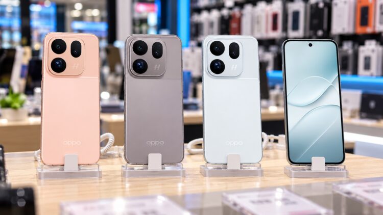 Смартфоны серии OPPO Find X10 на прилавке
