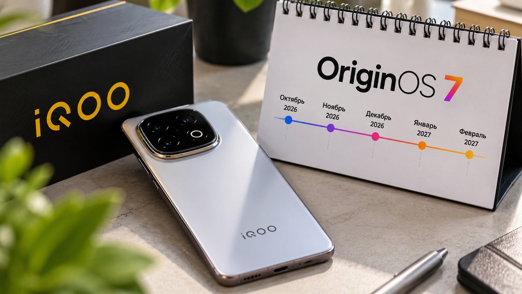 iQOO выпустила график OriginOS 7 для России: какие смартфоны обновятся и когда