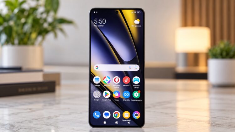 Экран смартфона POCO F6