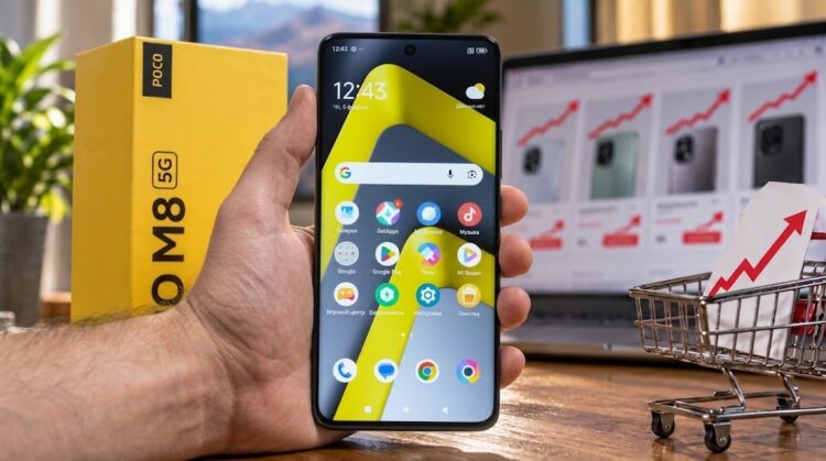 Экран смартфона POCO M8 5G