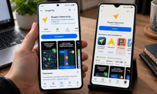 Приложение Яндекс Навигатора в Google Play и RuStore