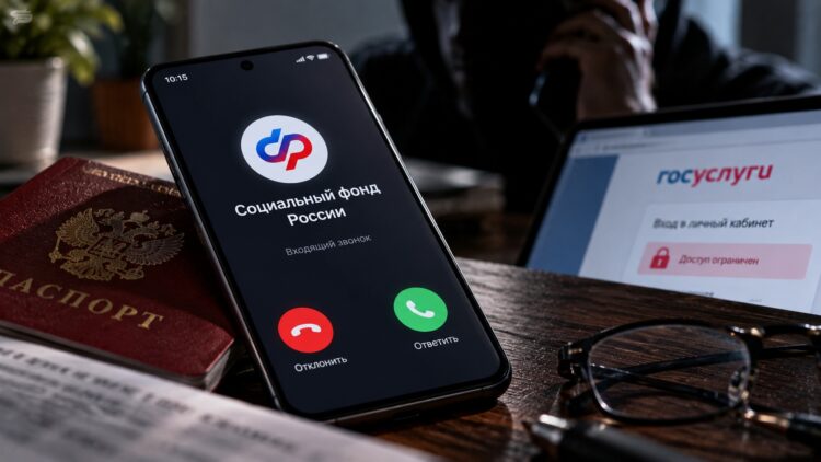 Звонок из социального фонда на Android