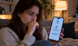 Визуализация заморозки аккаунта в Telegram
